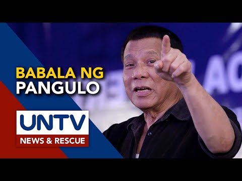 Pangulong Duterte, could per chance per chance babala sa staunch property replace
