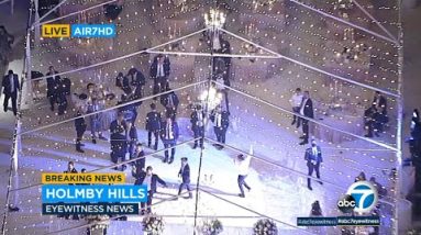 Holmby Hills celebration: Hundreds of maskless revelers at mansion after mayor vows celebration crackdown | ABC7