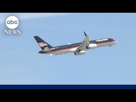 Trump’s airplane leaves Palm Sea journey World Airport for Unique York