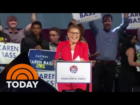 Karen Bass Makes Historical previous As First Lady To Support As LA Mayor