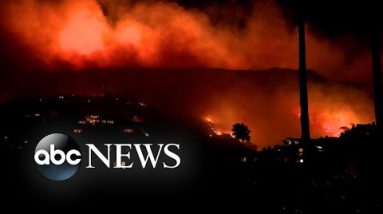 Orange County wildfire threaten expensive true property l WNT