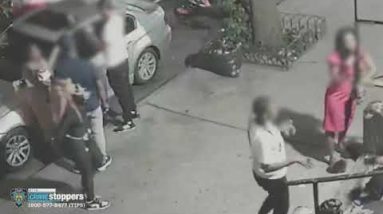 Shocking video reveals lady casually dart up to a different lady, shoot her in head | ABC7