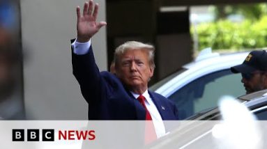 Donald Trump pleads now not guilty in arraignment over categorised files – BBC News