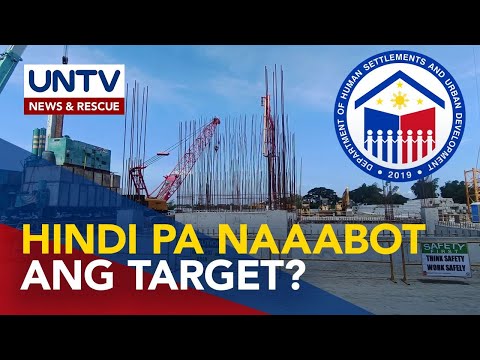 1M aim housing items sa bansa, hindi pa naaabot ng pamahalaan — DHSUD