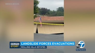 Homes vastly broken after Rolling Hills Estates landslide