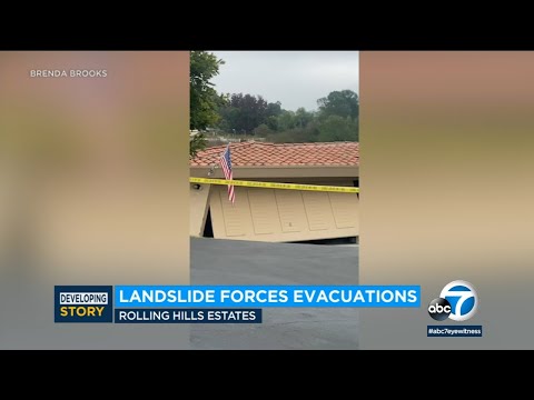 Homes vastly broken after Rolling Hills Estates landslide