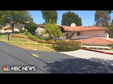 Video displays landslide cancel California dwelling