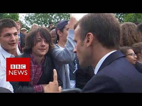 Macron tells teen to call him ‘Mr President’ – BBC Files