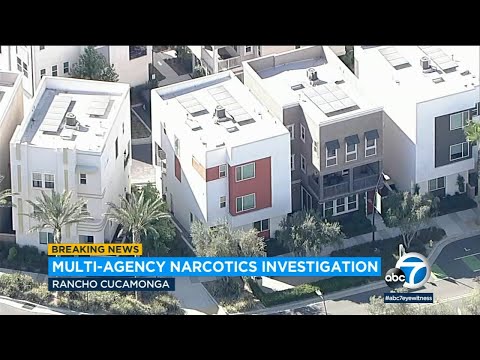 Narcotics investigation in Rancho Cucamonga leads to several raids
