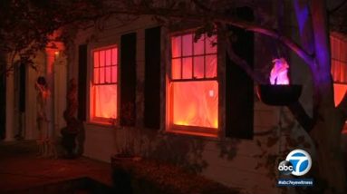 Halloween decor’s realism at Riverside home prompts emergency calls to fire division I ABC7