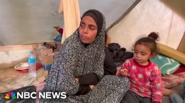 ‘We’re dying of hunger’: Palestinian mother describes dire stipulations in Rafah camp