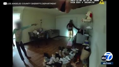 Video released of LA deputy fatally taking pictures lady in entrance of kid