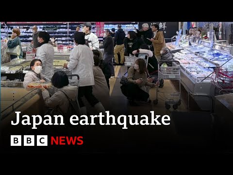 Japan earthquake: cameras veil scare as tremors strike | BBC News