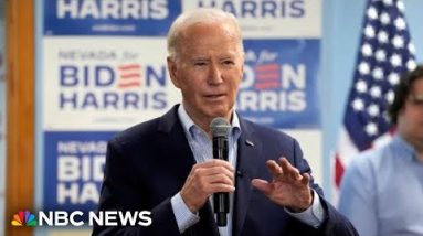Middle of attention on: Biden delivers remarks on reducing prices for American households | NBC News