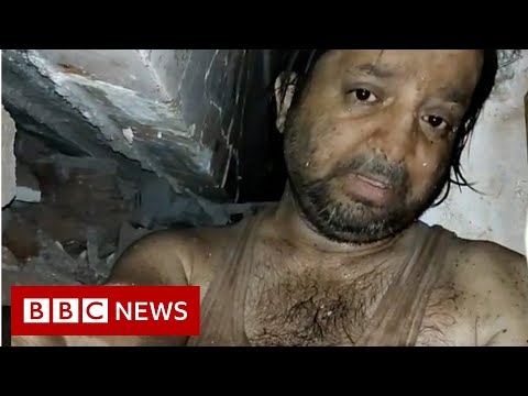 Mumbai fall down: The man who filmed his ordeal below rubble – BBC Data