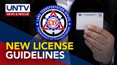 LTO releases original guidelines, renewal time desk for driver’s license