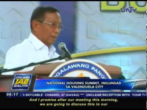 National Housing Summit, inilunsad sa Valenzuela City