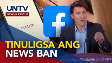 Fb news ban sa wildfire disaster sa Canada, tinuligsa ni Top Minister Justin Trudeau