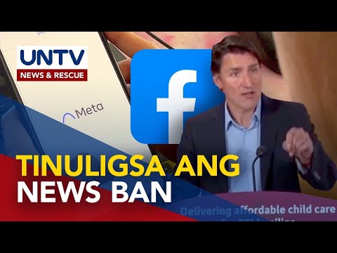 Fb news ban sa wildfire disaster sa Canada, tinuligsa ni Top Minister Justin Trudeau