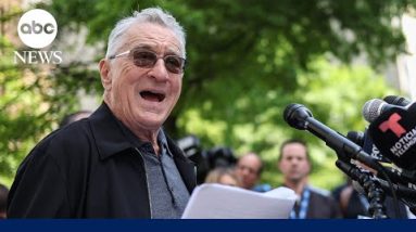 Robert De Niro and Capitol Officer Harry Dunn focus on at Biden campaign tournament begin air Trump courthouse