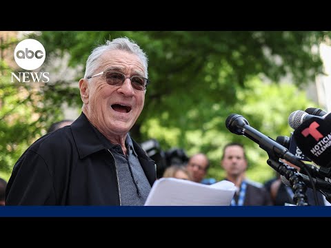 Robert De Niro and Capitol Officer Harry Dunn focus on at Biden campaign tournament begin air Trump courthouse