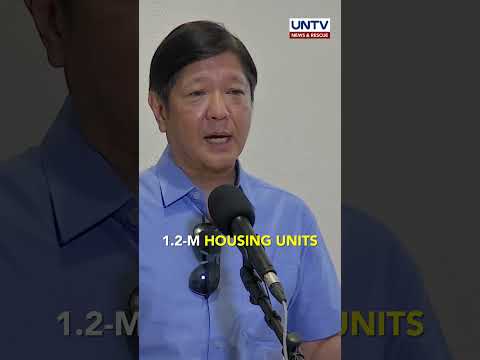 President Marcos Jr. says building of 1.2-M housing models underway